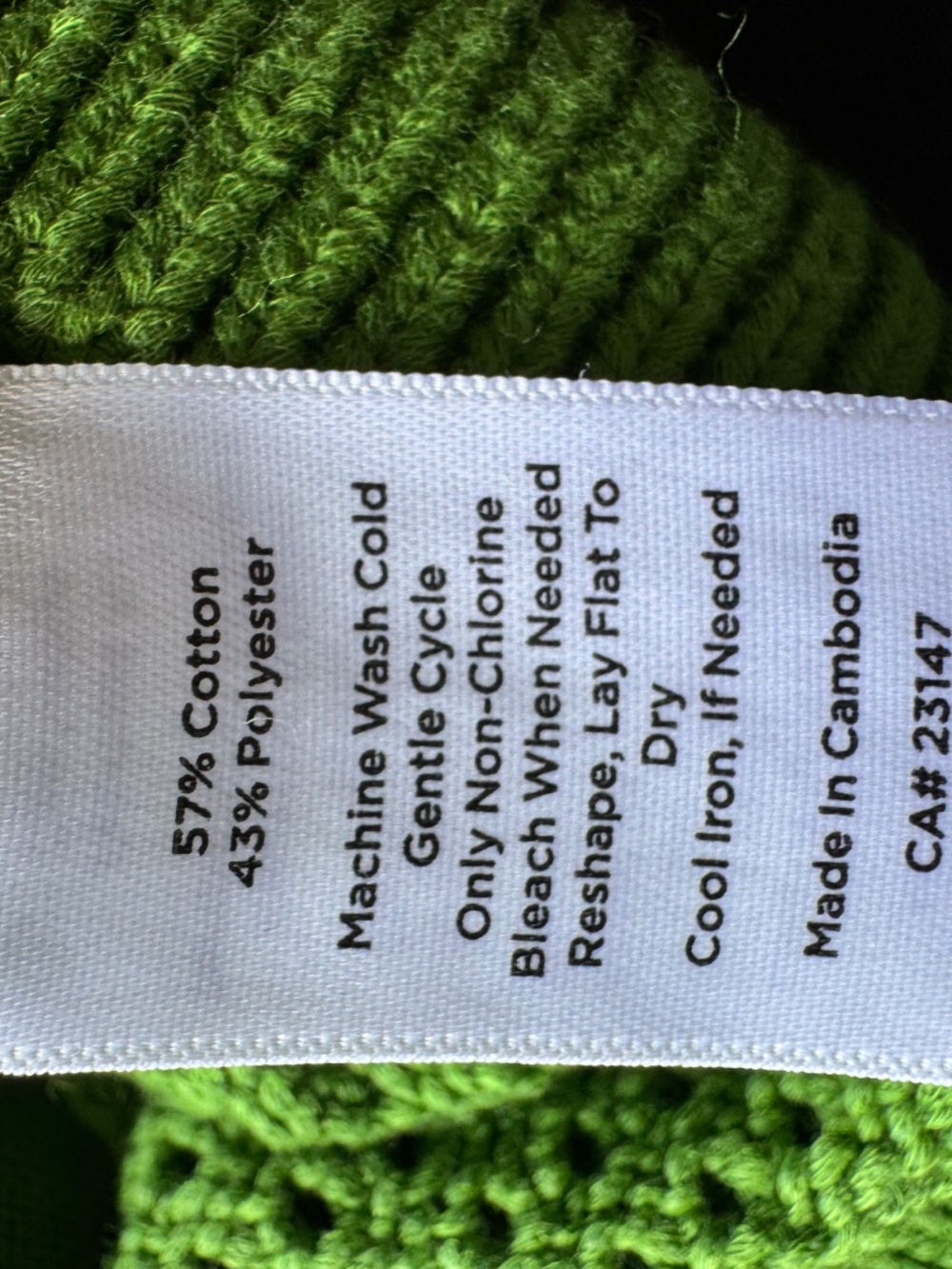 TALBOTS MESH STITCH SWEATER SHELL XL - Picture 4 of 6